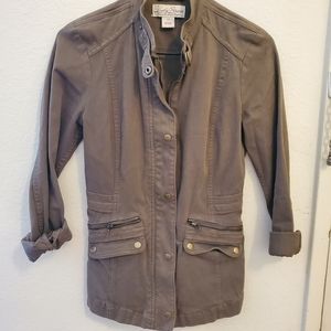 Army Green Cargo/Utility Jacket